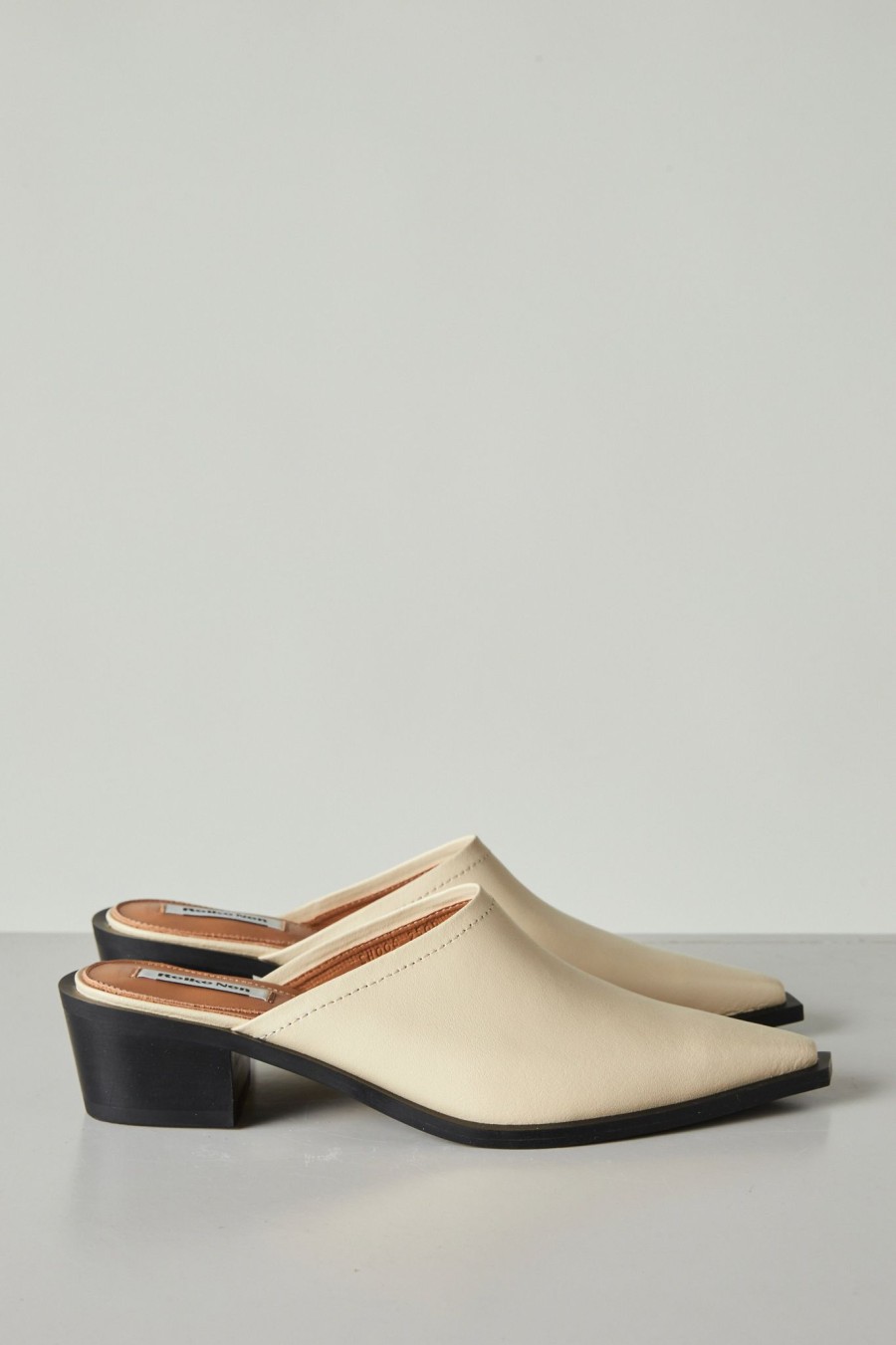 Accessories REIKE NEN | Reike Nen Pointed Mules In Ivory