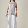 Clothing ST. AGNI | St. Agni Deconstructed Rib Knit Tunic