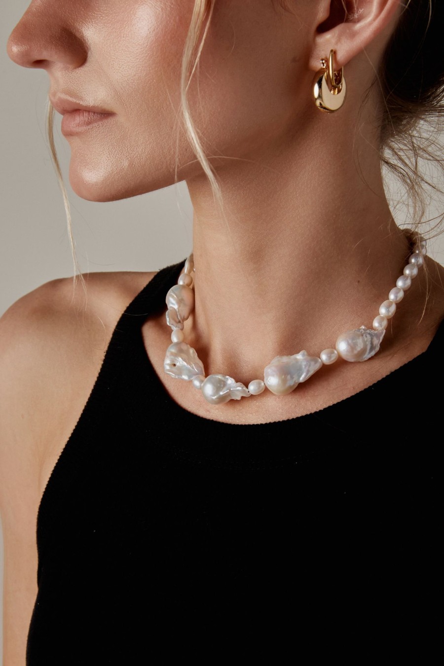 Accessories Kara Yoo | Kara Yoo White Fireball Necklace