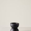 Home + Lifestyle Saardé | Saarde Small Toulin Candle Holder In Black