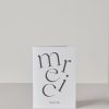 Home + Lifestyle Kinshipped | Kinshipped Serif Type Merci Beaucoup Thank You Card