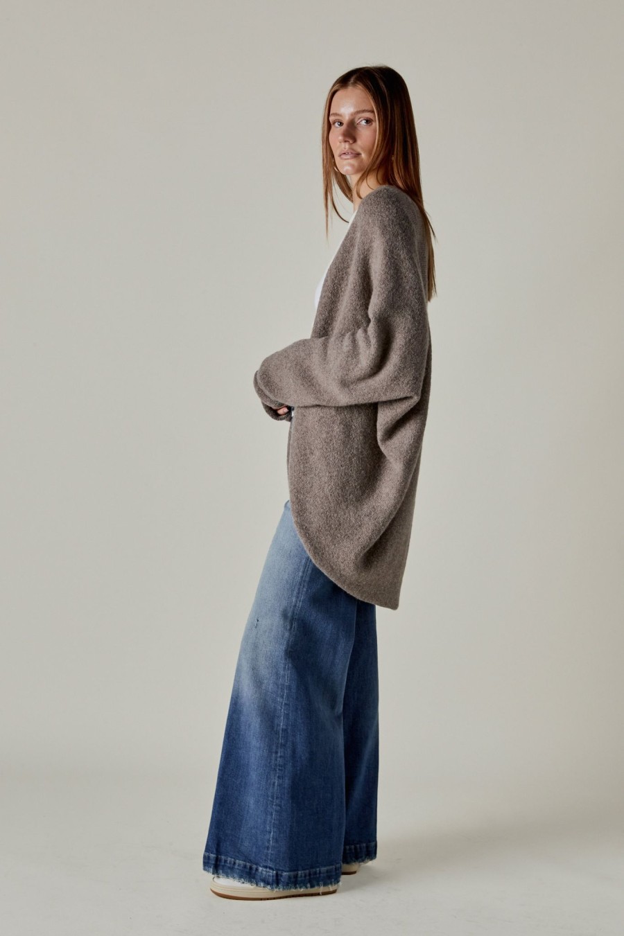 Clothing LAUREN MANOOGIAN | Lauren Manoogian Soft Horizontal Cardigan