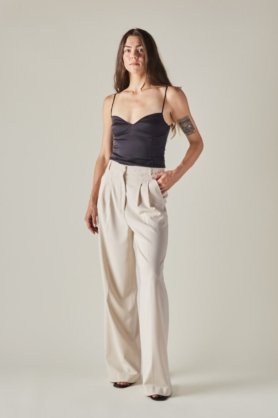 Clothing GREYVEN | Greyven Maccaden Pleated Trouser