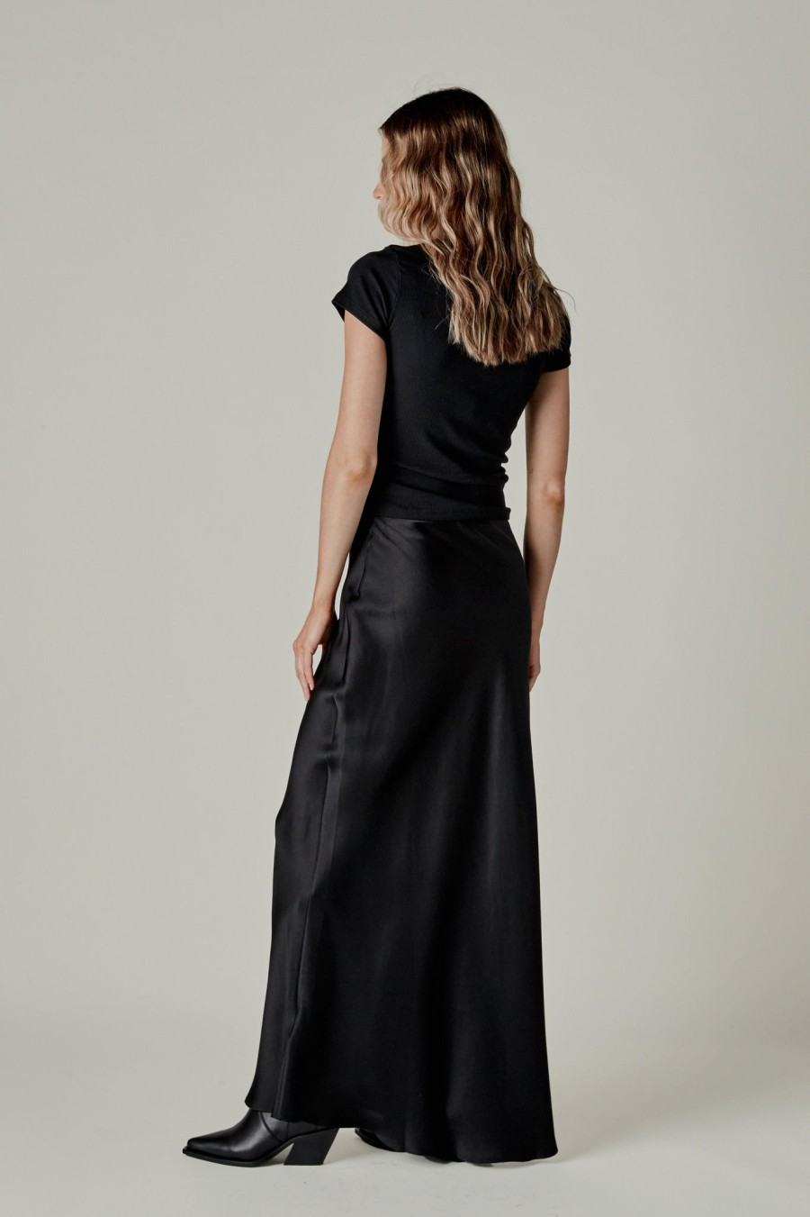 Clothing Anine Bing | Anine Bing Bar Silk Maxi Skirt