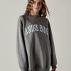 Clothing Anine Bing | Anine Bing Tyler Sweatshirt In Storm Grey