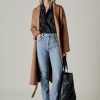 Clothing Anine Bing | Anine Bing Dylan Coat In Camel