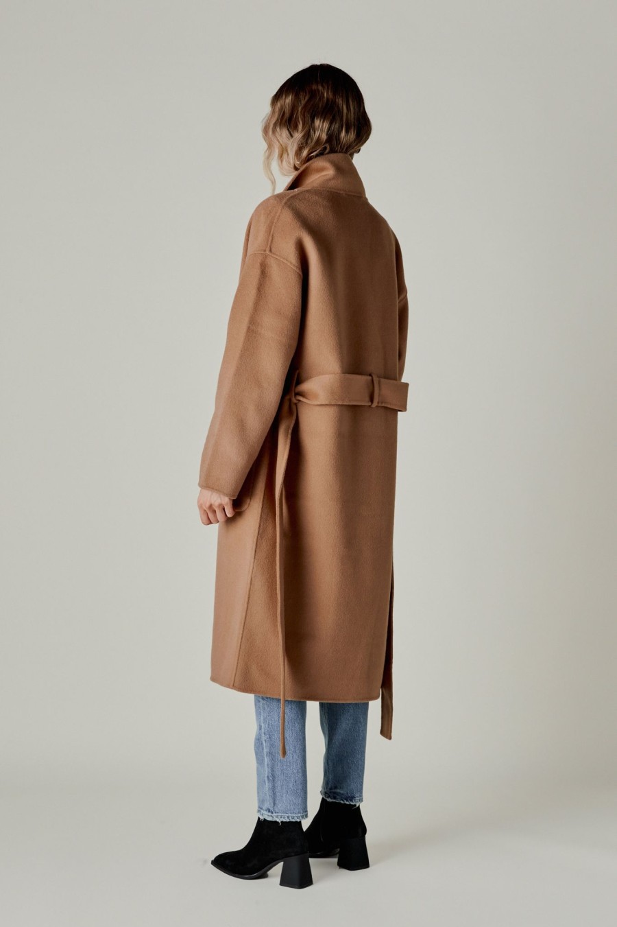 Clothing Anine Bing | Anine Bing Dylan Coat In Camel