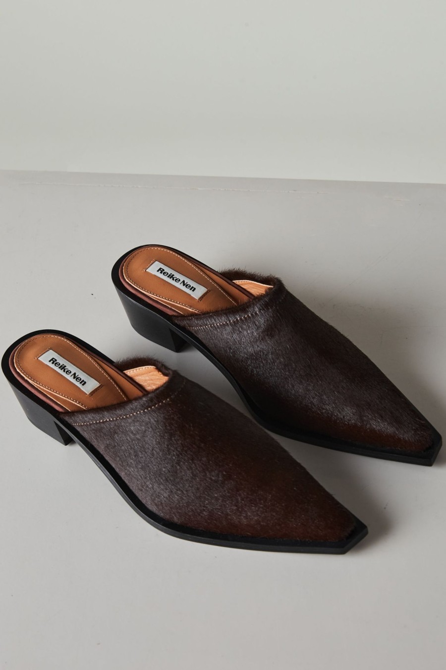 Accessories REIKE NEN | Reike Nen Pointed Mules In Brown