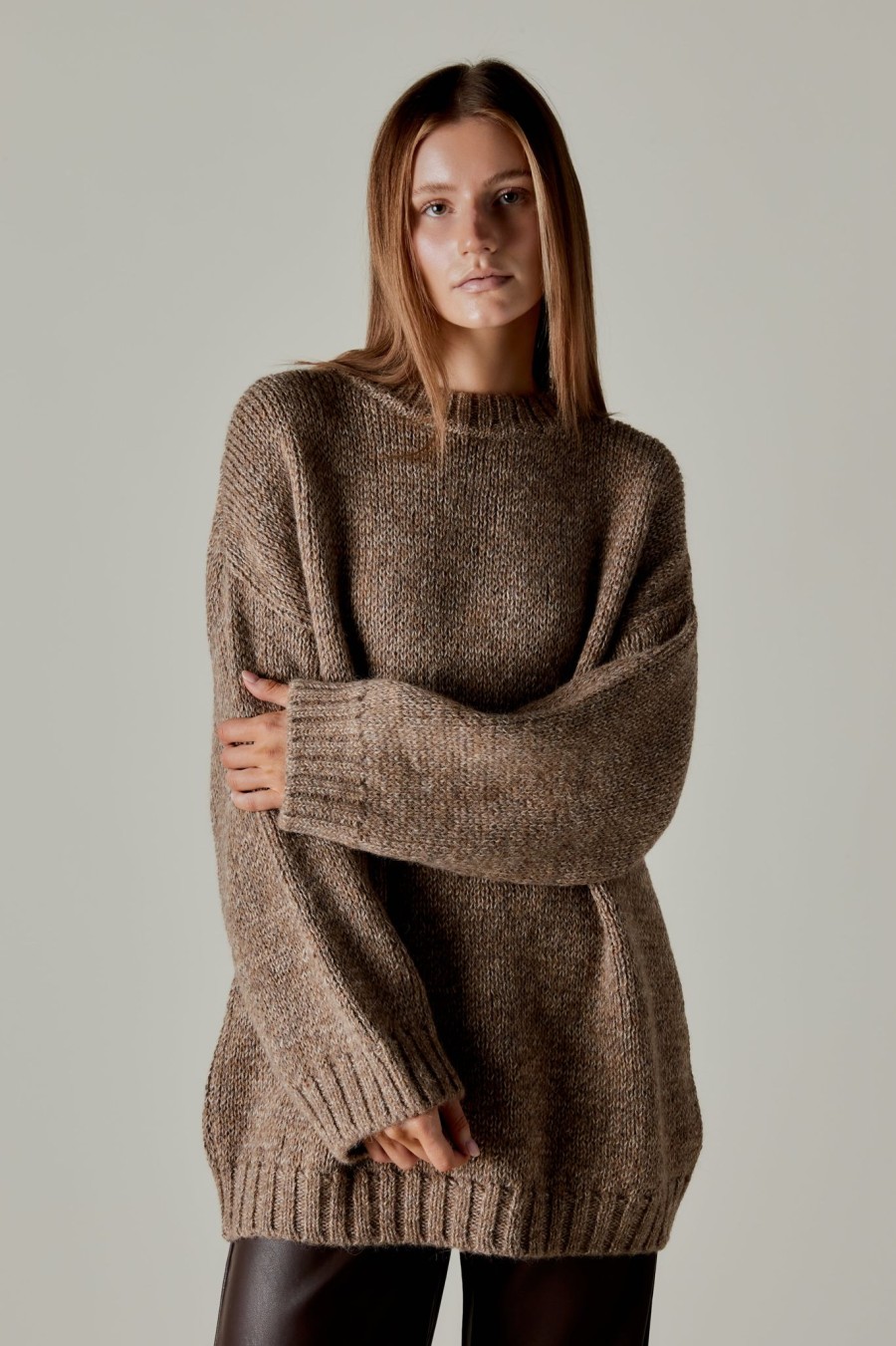 Clothing The Knotty Ones | The Knotty Ones Ramybe Sweater In Buckwheat