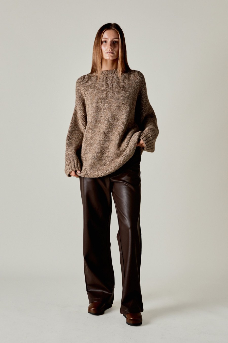 Clothing The Knotty Ones | The Knotty Ones Ramybe Sweater In Buckwheat